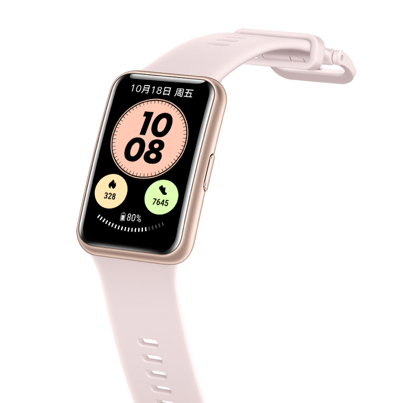 华为Watch Fit New樱语粉体验 精致颜值与硬核实力的完美融合